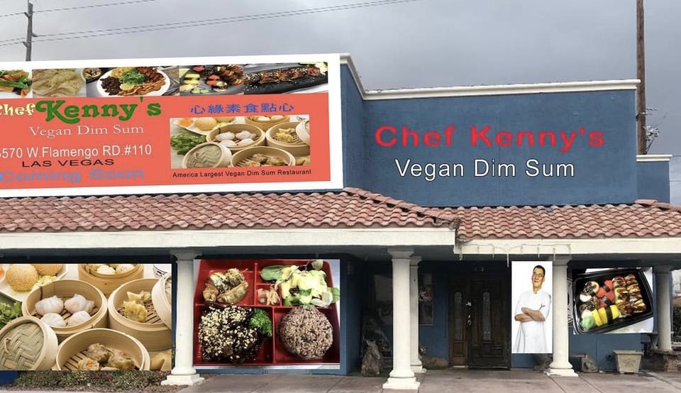 Vegan Dim Sum del chef Kenny es un restaurante vegano que abrirá en Las Vegas en enero de 2021.  Para obtener más comida vegana en Las Vegas, visite www.vegansbaby.com