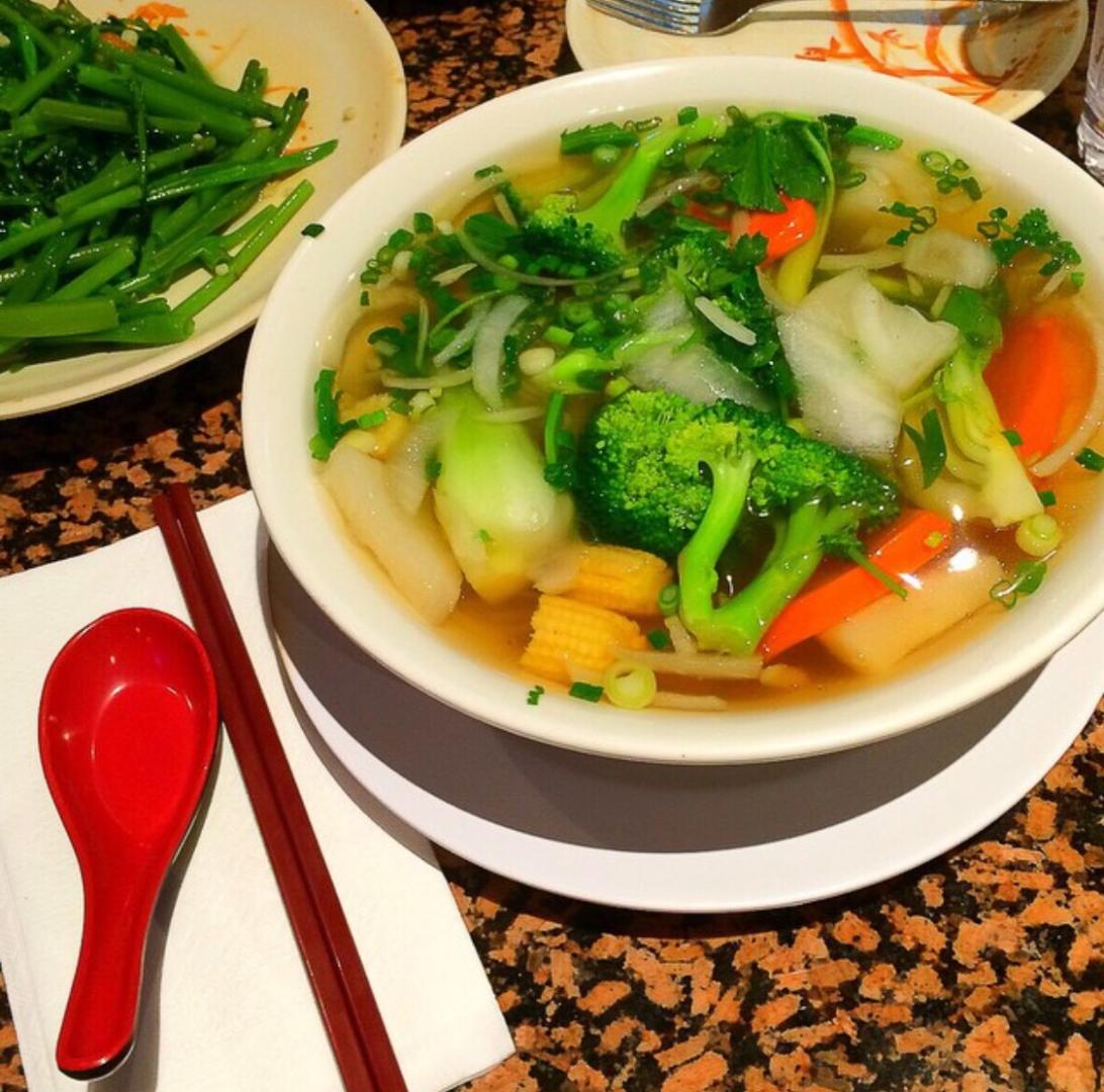 Vegan pho is available 24/7 at Pho Kim Long in Las Vegas' Chinatown. For more vegan dining options, visit www.vegansbaby.com/vegansbaby2018