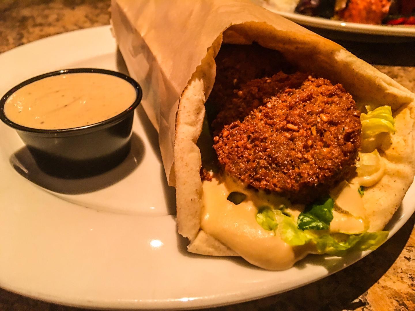 The best falafel in town? Perhaps. Check out Paymon's Mediterranean Cafe & Lounge to try out all the vegan Mediterranean offerings. For more vegan dining options in Las Vegas, check out www.vegansbaby.com/vegansbaby2018.