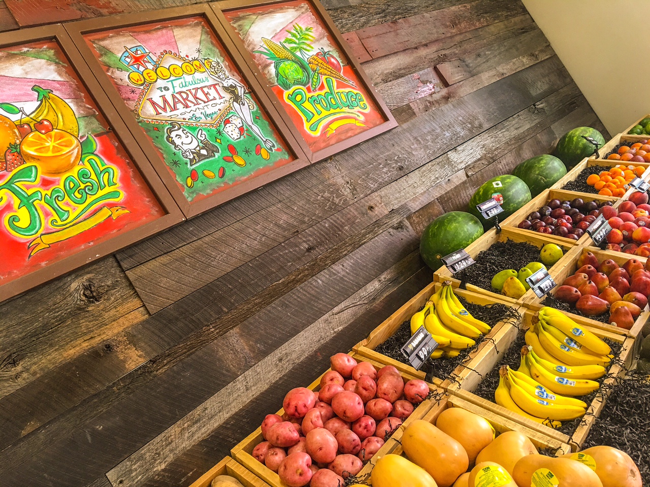 Looking for vegan groceries in Las Vegas? Head to Downtown's The Market, which includes an on-site Bronze Cafe for vegan dining. For more vegan-friendly businesses in Las Vegas, visit www.vegansbaby.com/vegansbaby2018