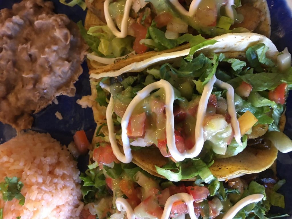 Enjoy a large selection of vegan Mexican food in Las Vegas at Pancho's Kitchen. For more vegan food in Las Vegas, visit www.vegansbaby.com/vegansbaby2018