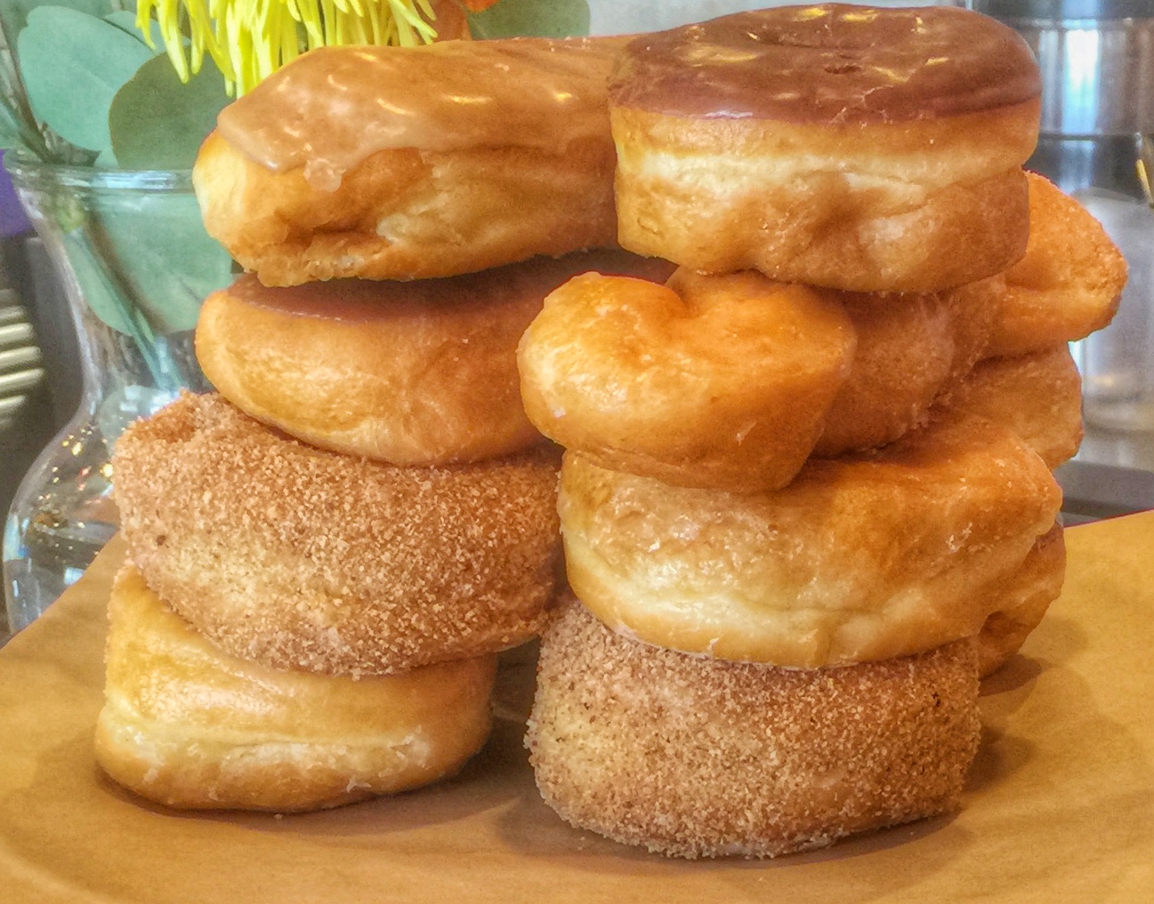 Violette's Vegan and Ronald's Donuts have partnered for breakfast. Every weekend, head to Violette's for vegan donuts from Ronald's. For more Las Vegas vegan dining, visit www.vegansbaby.com/vegansbaby2018.