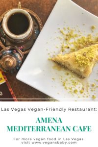 Amena Mediterranean Cafe is a vegan-friendly restaurant in Las Vegas. For more vegan options visit www.vegansbaby.com