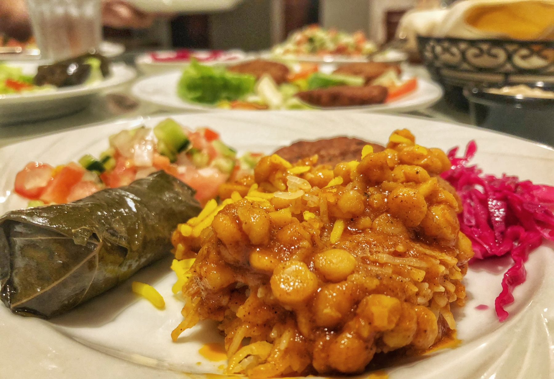 Vegan persian food can be found at American Gypsy Cafe. For more vegan dining options, visit www.vegansbaby.com/vegansbaby2018