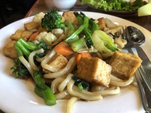 Across from UNLV, Mr Sandwich has a vegan menu that includes spring rolls, curries, pho and udon. For more vegan dining in Las Vegas, visit www.vegansbaby.com/vegansbaby2018