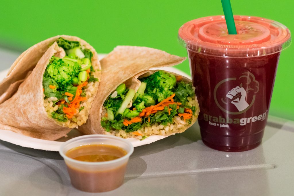 There's a new spot in town for healthy eats. Swing by Grabbagreen and check out their vegan options. For more vegan-friendly restaurants in Las Vegas, visit www.vegansbaby.com/vegansbaby2018
