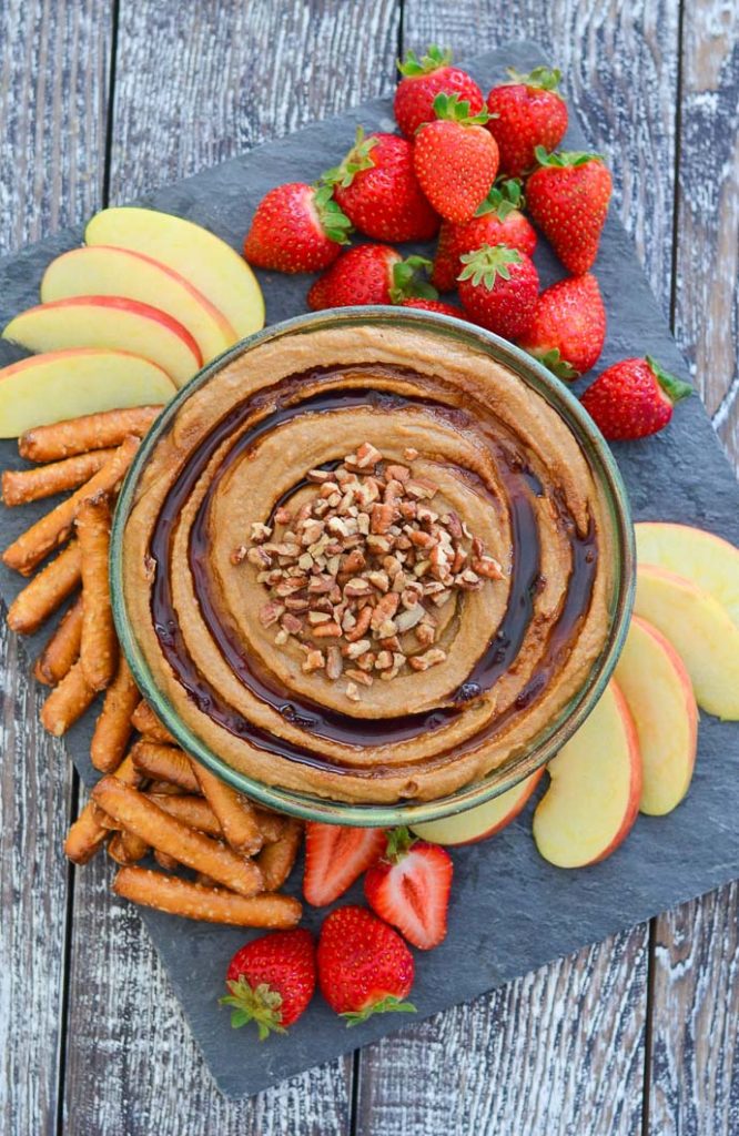 Looking for vegan dessert hummus recipes? We've compiled seven sweet hummus dessert recipes for you! For more of the best vegan recipes, visit www.vegansbaby.com