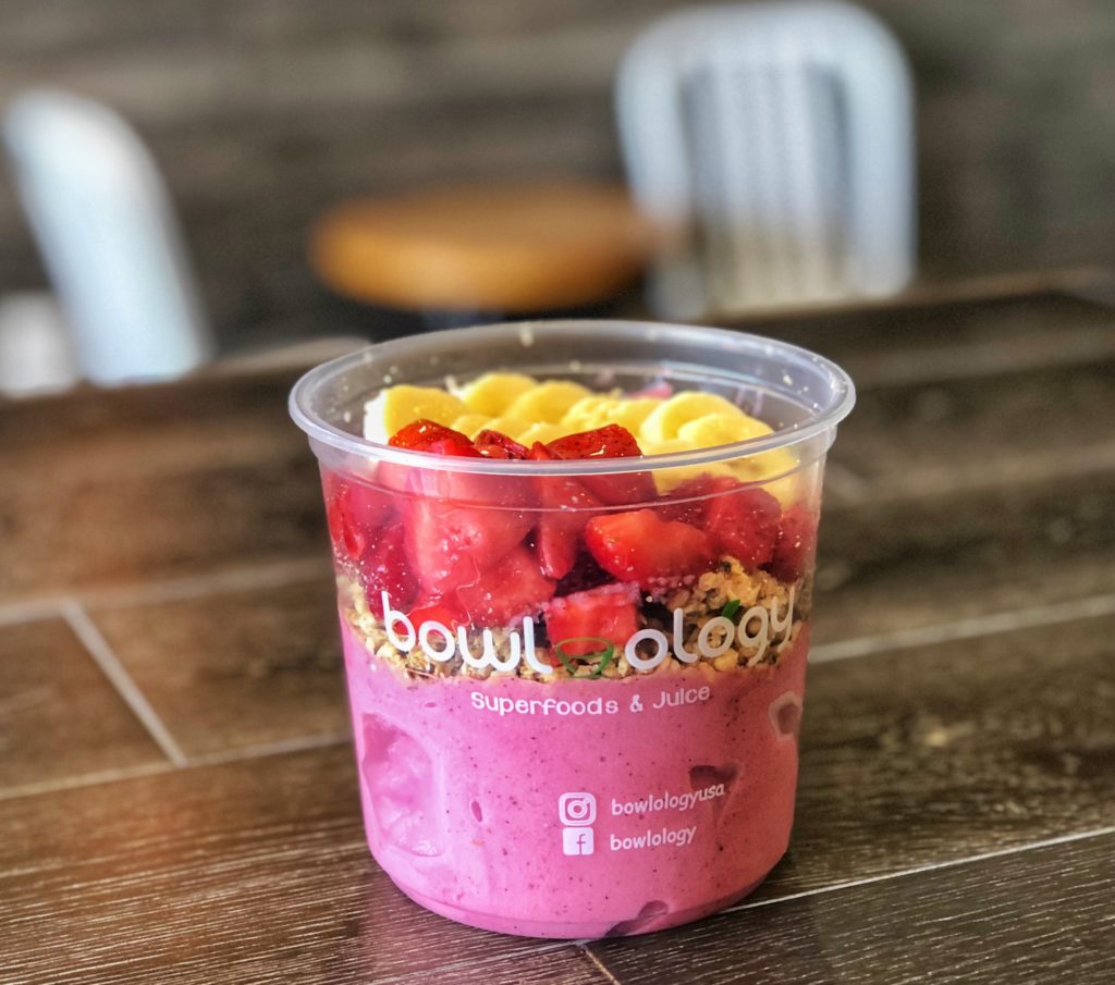 Bowlology is a vegan-friendly juice and smoothie bar that also serves acai bowls. For more vegan options in Las Vegas, visit www.vegansbaby.com