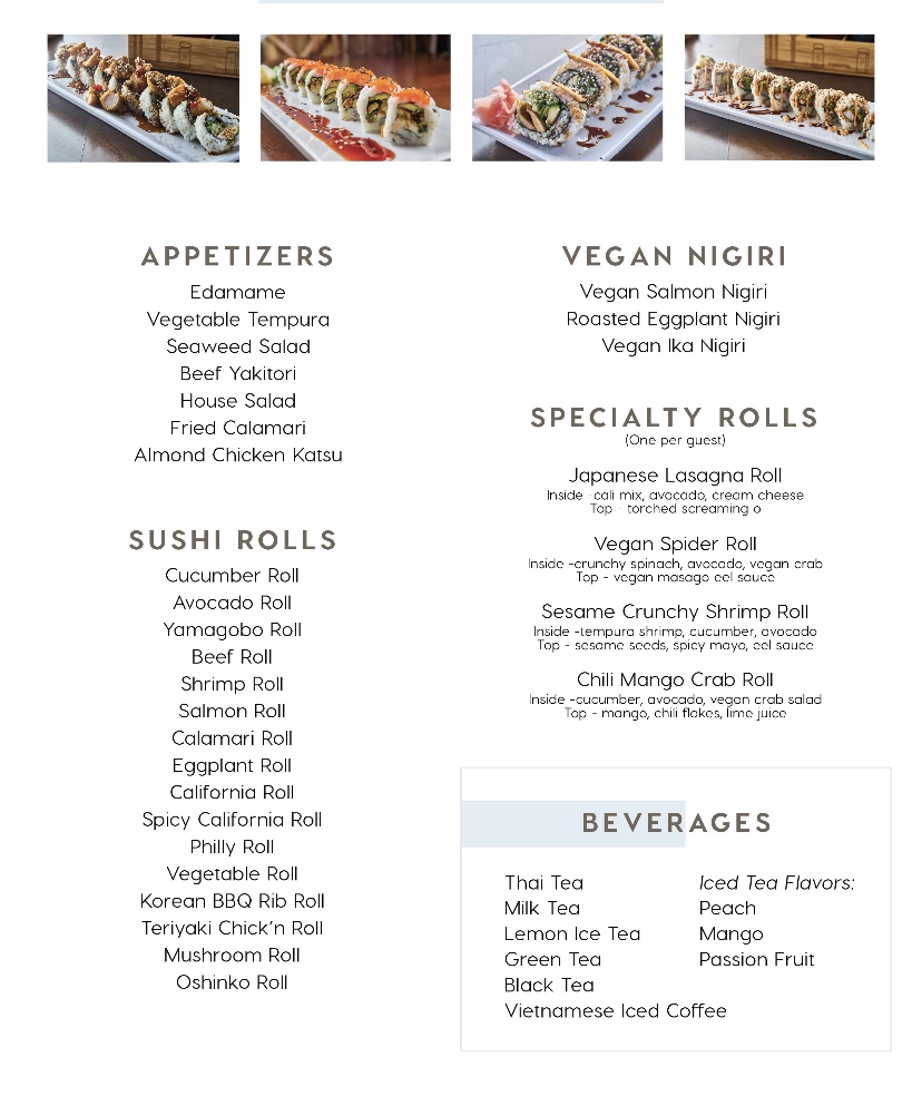 All You Can Eat Vegan Sushi Returns To Las Vegas With A Catch