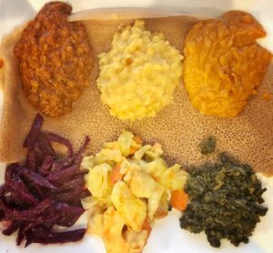 Nu Ethiopian Kitchen is a vegan-friendly Ethiopian restaurant in Las Vegas. For more vegan dining in Las Vegas, visit www.vegansbaby.com