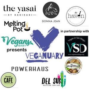 vegan dining month in san diego is brought to you by vegans, baby and vegan in san diego.