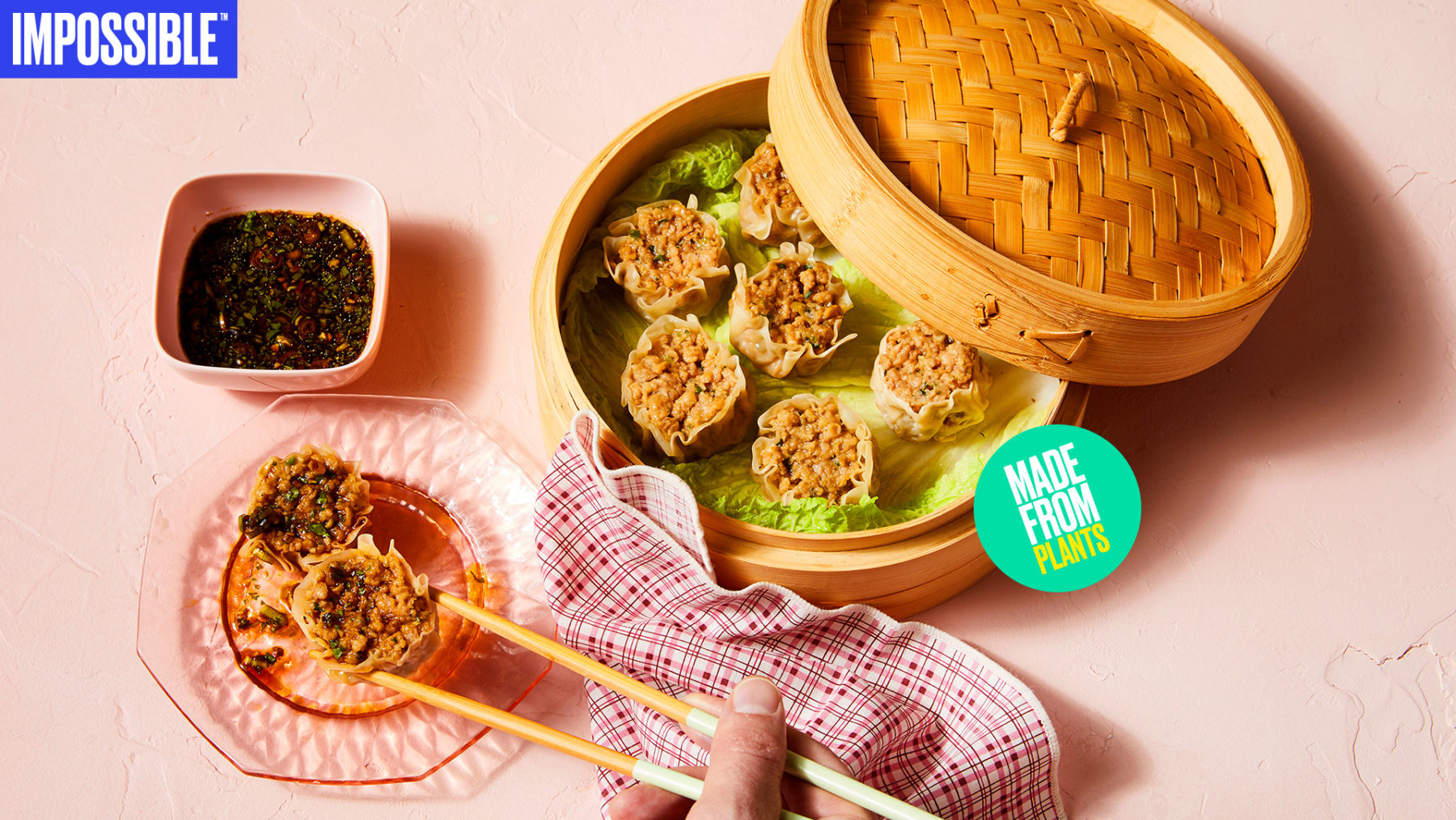 Impossible Foods debuts Impossible Pork Made From Plants in Las Vegas at CES. For more vegan dining news, visit www.vegansbaby.com