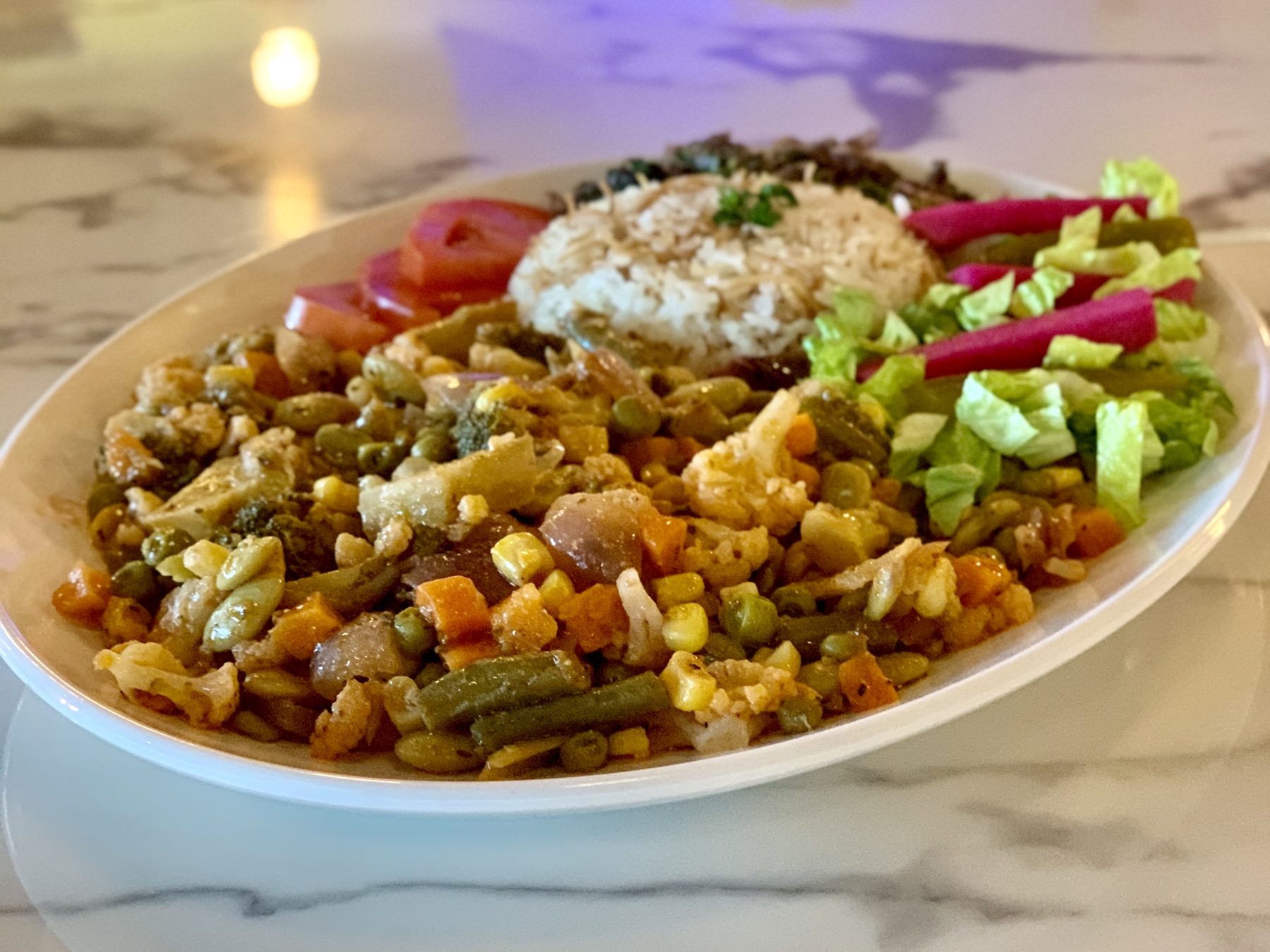 Sultan's Palace is a vegan-friendly restaurant in Las Vegas serving Middle Eastern food. For more vegan dining options in Las Vegas, visit www.vegansbaby.com