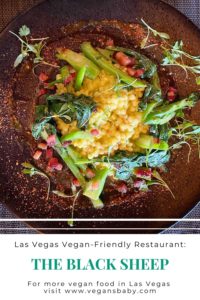 The Black Sheep is a vegan-friendly restaurant in Las Vegas. For more vegan options in Las Vegas visit www.vegansbaby.com