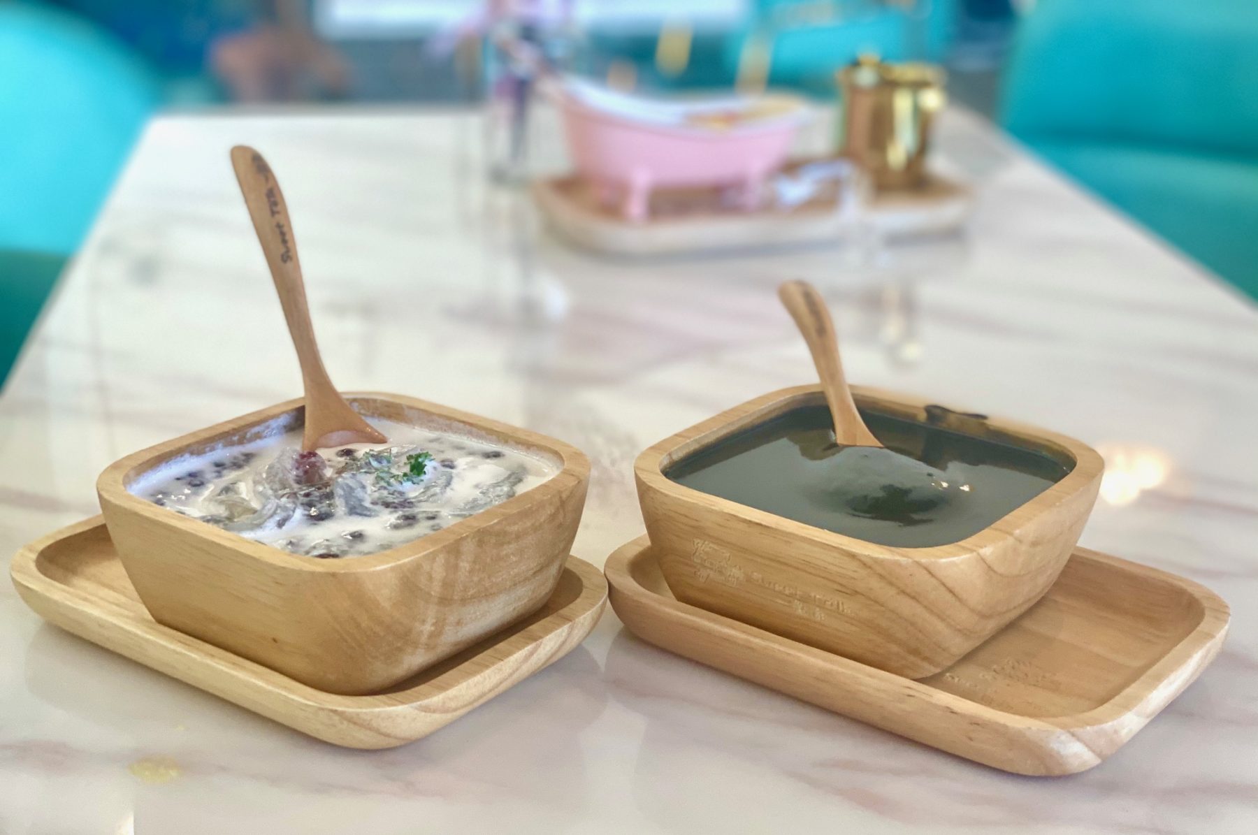 Sweet Talk is a vegan-friendly boba and dessert shop in Las Vegas. For more vegan options in Las Vegas visit www.vegansbaby.com