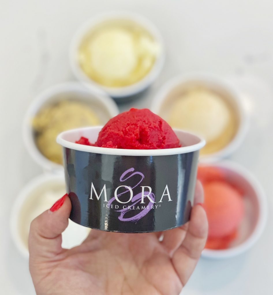 Mora Iced Creamery is a vegan-friendly ice cream shop in Las Vegas. For more vegan dining visit www.vegansbaby.com