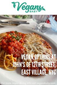 John's of 12th Street is a vegan-friendly restaurant in the East Village of New York City serving vegan Italian food. For more vegan options in New York City visit www.vegansbaby.com